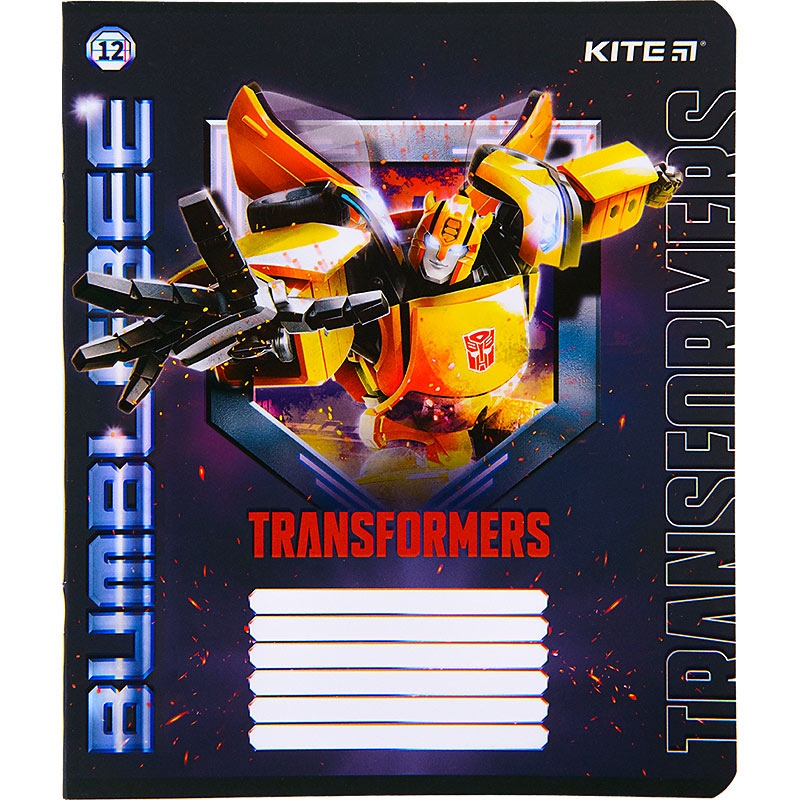 Фото Набор тетрадей Kite TF22-234 Transformers 12 листов 25 шт (2000989906919)