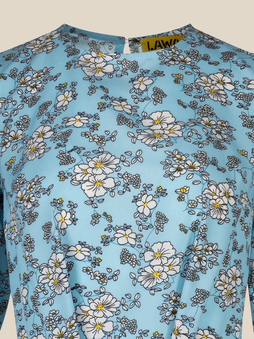 Фото Платье с узором женское LAWA WTC02305 2XL Голубовато-желтый (2000990573940S)(LW)