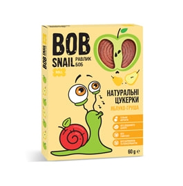 Bob Snail цукерки яблучно-грушеві 60г 0187 П (4820162520187)