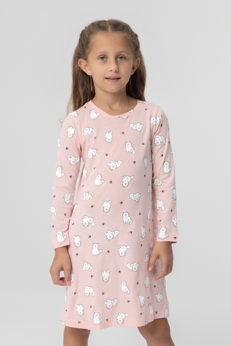 Фото Нічна сорочка для дівчинки Fleri 6003 152-158 см Рожевий (2000990053022А)