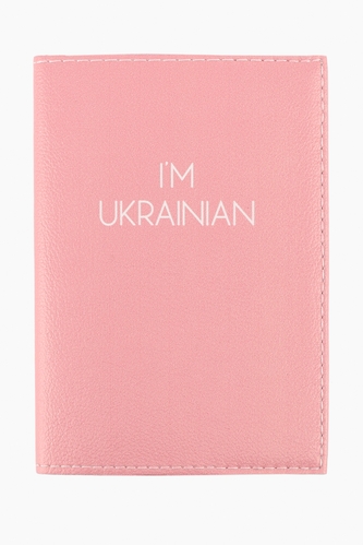 Фото Обкладинка для паспорта 311 IM UKRAINIAN One size Рожевий (2000989312239)