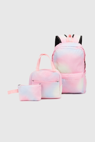 Фото Рюкзак шкільний+сумка+гаманець для дівчинки 732-9 Рожевий (2000990630735A)