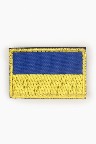 Шеврон Прапор без герба жовто-блакитн 3 х 4,5 см (2000989091646)