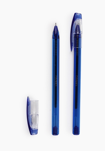 Фото Ручка гелевая Trigel, синяя UX-130-02 (8907430003613)
