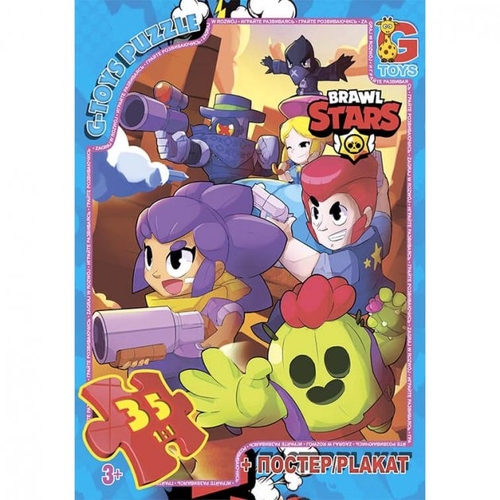 Пазл G-Toys із серії "Brawl Stars" (Бравл Старс), 35 ел. BS361 (4824687637368)