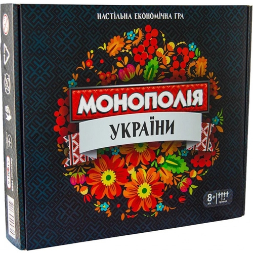 Фото Настільна гра Strateg Монополія України економічна українською мовою 7008 (2400653854018)