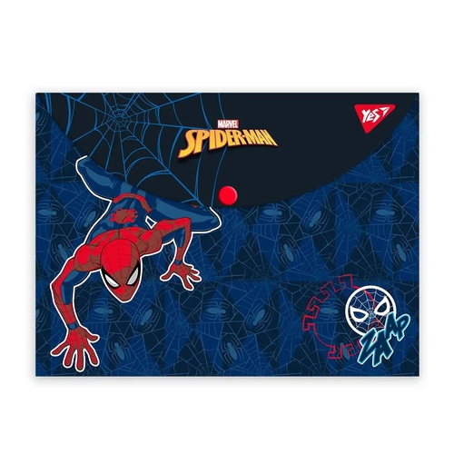 Фото Папка-конверт YES 492024 A4 Marvel Spiderman на кнопке (5060934562482)