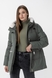 Куртка зимова жіноча Meajiateer 23153 6XL Хакі (2000989868170W) Фото 5 з 21