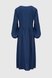 Сукня однотонна жіноча 605 48 Темно-синій (2000990349606D) Фото 10 з 11