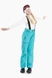 Штани на шлейках для дівчинки A-32 164 см Бірюзовий (2000989627098W) Фото 6 з 19