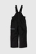 Штани на шлейках для дівчинки H-13 110 см Чорний (2000989625636W) Фото 1 з 8