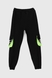 Спортивні штани для хлопчика манжет з принтом Hees 2035 140 см Чорний (2000990162182W) Фото 13 з 14
