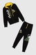 Спортивний костюм для хлопчика (кофта, штани) AZN 825 128 см Чорний (2000989968597D) Фото 10 з 21