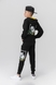 Спортивний костюм для хлопчика (кофта, штани) AZN 825 170 см Чорний (2000989968634D) Фото 2 з 21