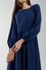 Сукня однотонна жіноча 605 48 Темно-синій (2000990349606D) Фото 3 з 11
