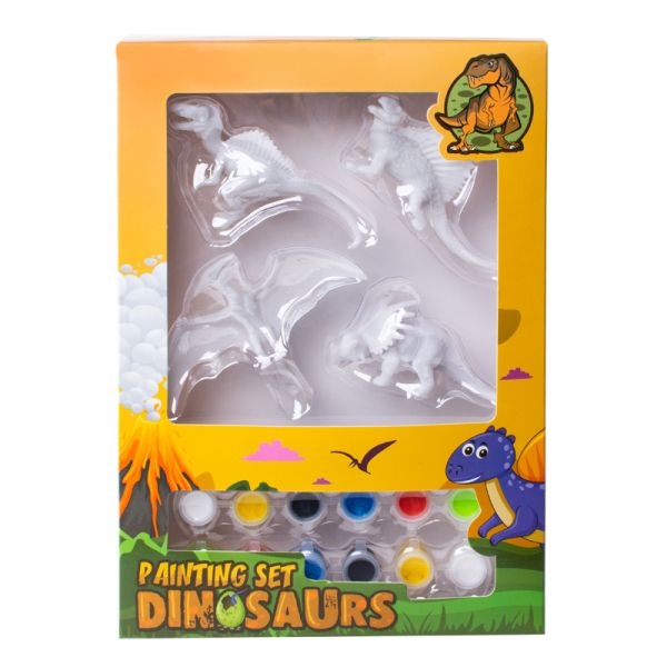 Фото Набір для творчості з фарбами "Dinosaurus" 403 4 шт. (2002006093190)(SN)