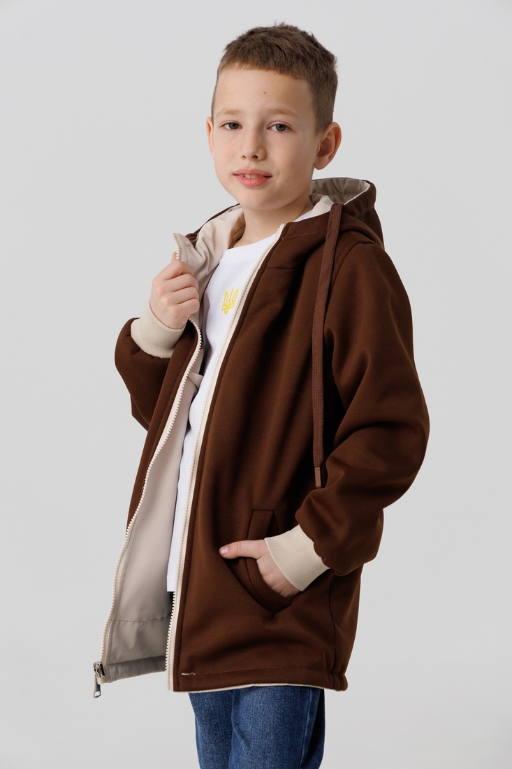 Фото Куртка для хлопчика 23-70 146 см Бежевий (2000990284952D)