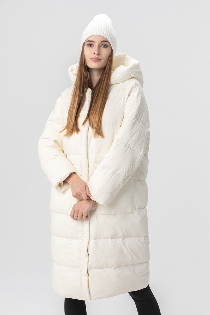 Фото Куртка зимова жіноча 8801 One Size Білий (2000990140678W)