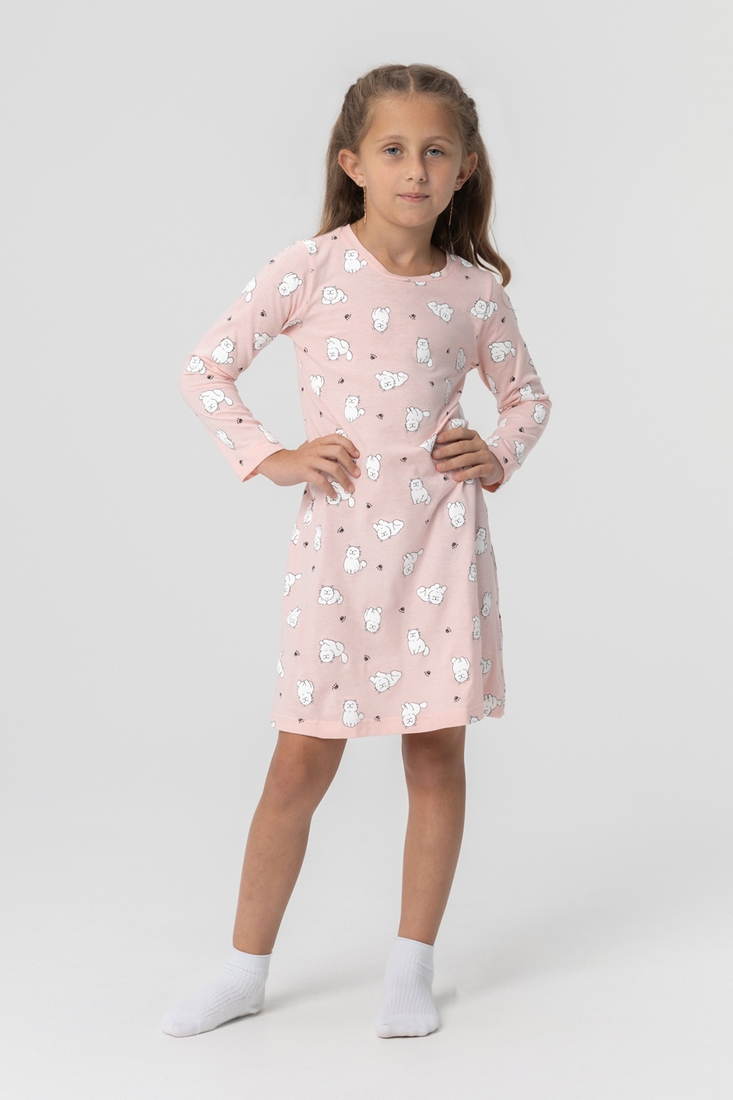 Фото Ночная рубашка для девочки Fleri 6003 152-158 см Розовый (2000990053022А)