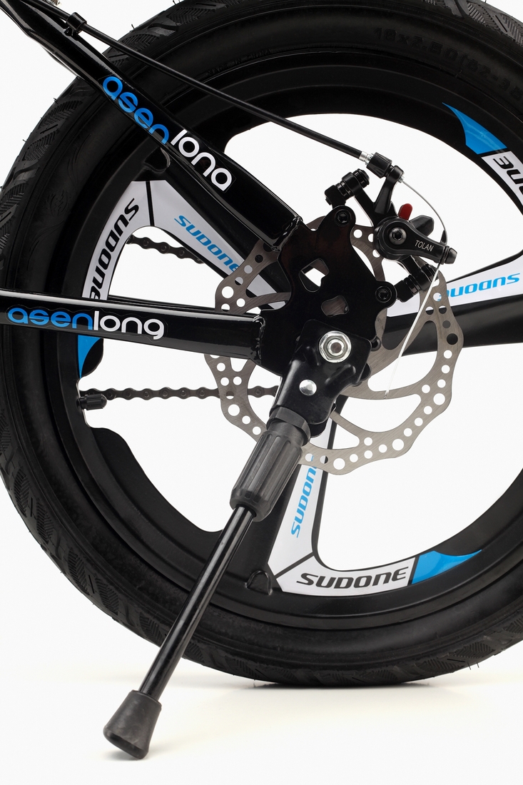 Фото Велосипед (сталевий сплав), 18 діаметр колеса 200824647 BL Синій (2000904367832)