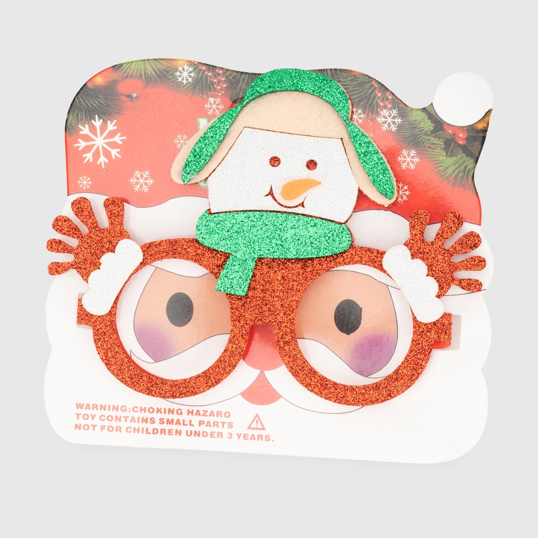 Фото Новогодние очки "Снеговик" HH5244 Разноцветный (2000990241214)(NY)