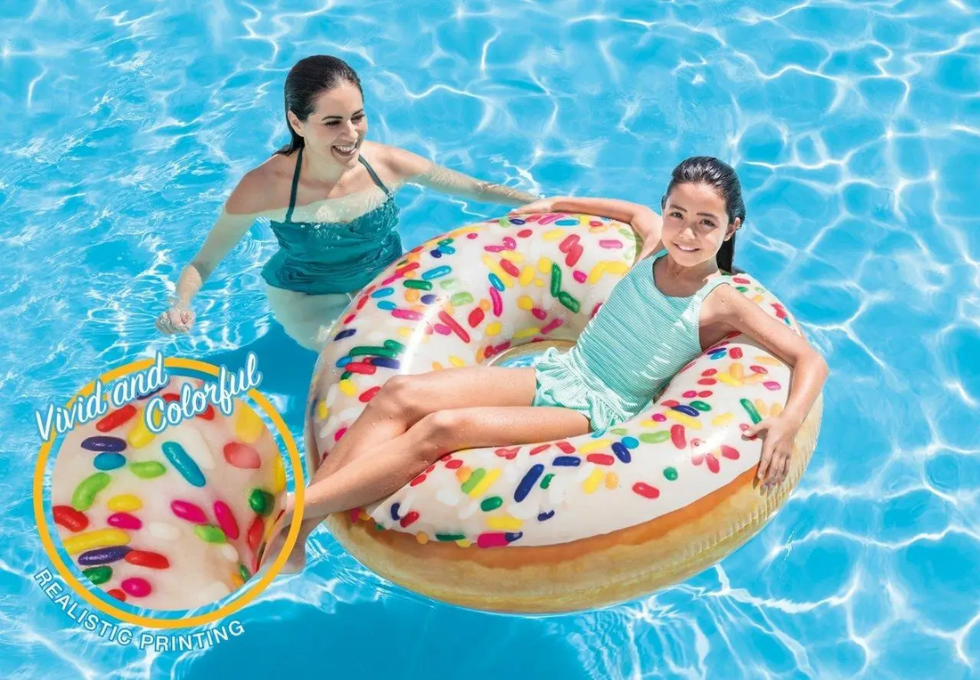 Фото Надувний круг Пончик для басейну 99 см Intex 56263 (2400708993013)