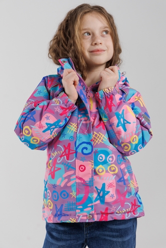 Фото Куртка для дівчинки Snowgenius B26-019 140 см Бузковий (2000990235664D)