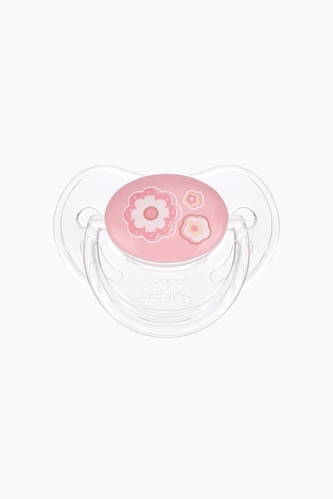Фото Пустышка силиконовая анатомическая 0-6 Canpol Babies Newborm baby 22/565_pin Розовый (2000901479545)