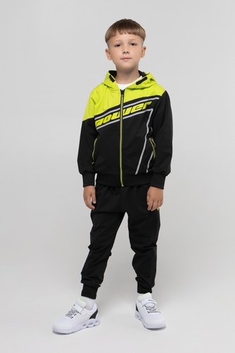 Фото Спортивний костюм для хлопчика S&D XD012 кофта + штани 146 см Салатовий (2000989957836D)