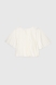 Блуза однотонна для дівчинки Cuento 4416 158 см Молочний (2000990264442A) Фото 10 з 11