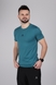 Фітнес футболка однотонна чоловіча Speed Life XF-1471 S Бірюзовий (2000989516927A) Фото 1 з 14