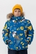 Комбинезон для мальчика L-2385 куртка+штаны на шлейках 128 см Сине-желтый (2000989996347W) Фото 3 из 28