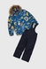 Комбінезон для хлопчика L-2385 куртка+штани на шлейках 128 см Синьо-жовтий (2000989996347W) Фото 14 з 28