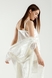 Комплект халат+піжама жіночий Nicoletta 87093 S Білий (2000990389046А) Фото 2 з 28