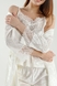 Комплект халат+піжама жіночий Nicoletta 87093 S Білий (2000990389046А) Фото 12 з 28