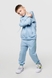Костюм для хлопчика (худі+штани) Ecrin 2502 140 см Блакитний (2000990239808D) Фото 6 з 31