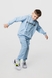 Костюм для хлопчика (худі+штани) Ecrin 2502 140 см Блакитний (2000990239808D) Фото 4 з 31