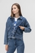 Куртка джинсова жіноча Noa Noa 9667 S Синій (2000990038326D) Фото 2 з 15