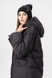 Куртка зимова жіноча 8801 One Size Чорний (2000990131072W) Фото 4 з 19