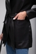 Піджак жіночий однотонний Sateen 2021-6501 42 Чорний (2000989512387D) Фото 6 з 15