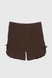 Піжама низ шорти жіночі KESIMOGLU Рубчик 080 M Темно-коричневий (2000990637734A) Фото 9 з 10