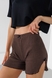 Пижама низ шорты женские KESIMOGLU Рубчик 080 2XL Темно-коричневый (2000990637765A) Фото 2 из 10