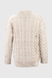 Пуловер однотонний жіночий Femme 2026 One Size Бежевий (2000990221476W) Фото 9 з 11