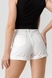 Шорти джинсові жіночі 608 2XL Білий (2000990377654S) Фото 2 з 12