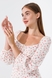 Платье с узором женское LAWA WTC02380 XS Молочно-розовый (2000990675828S)(LW) Фото 3 из 12