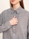 Сорочка з візерунком жіноча LAWA WTC02360 2XL Чорно-білий (2000990501530D)(LW) Фото 4 з 9