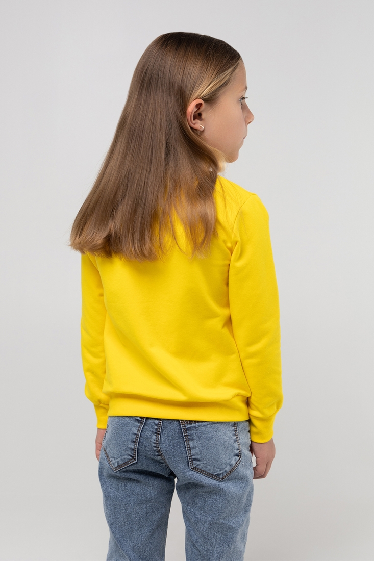 Фото Кофта з принтом для дівчинки Narmini 7912 92 см Жовтий (2000904597031D)
