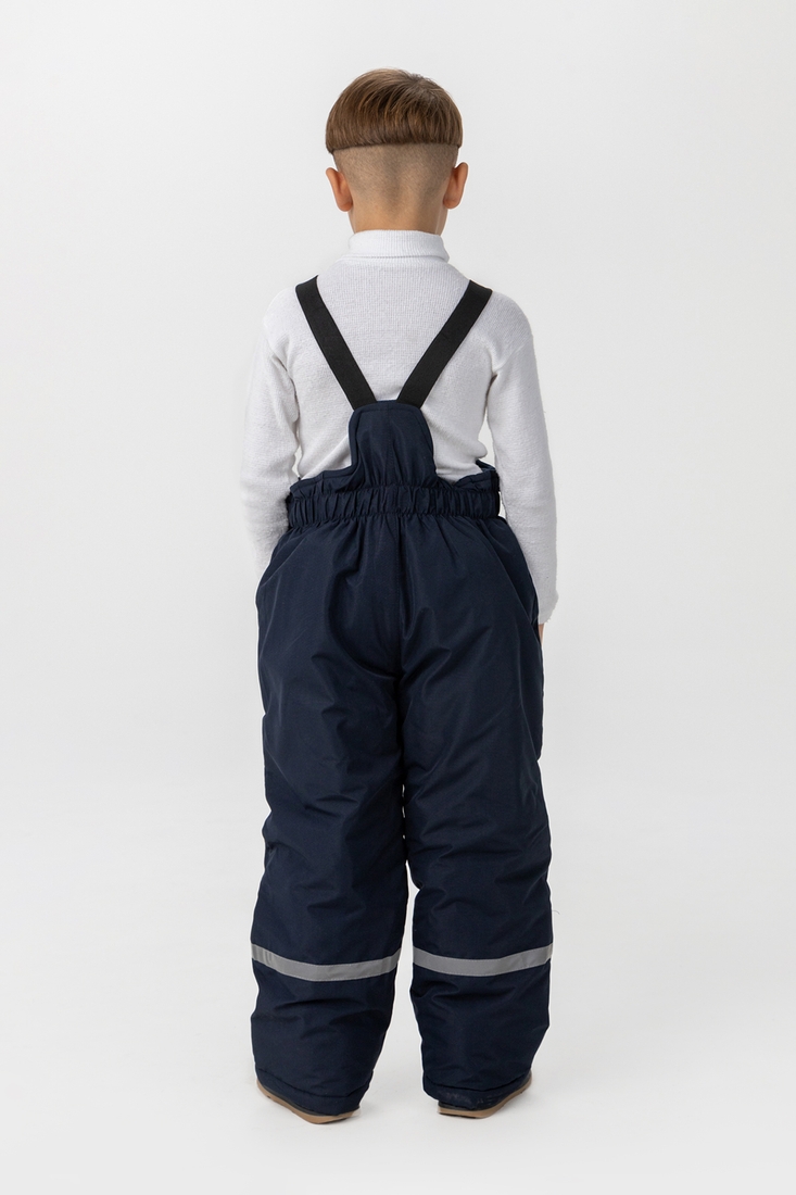Фото Комбінезон для хлопчика L-2385 куртка+штани на шлейках 128 см Синьо-жовтий (2000989996347W)