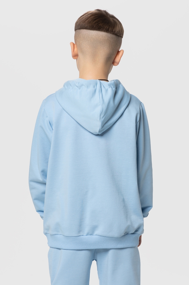 Фото Костюм для хлопчика (худі+штани) Ecrin 2502 140 см Блакитний (2000990239808D)