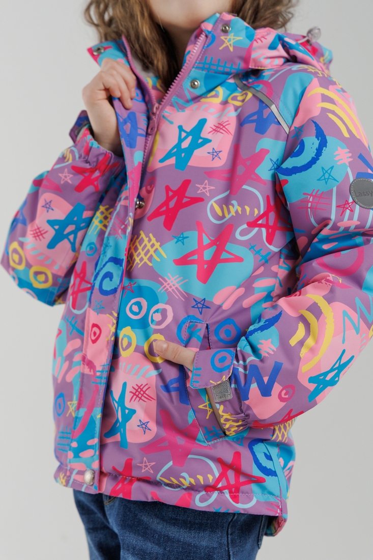 Фото Куртка для дівчинки Snowgenius B26-019 116 см Бузковий (2000990235626D)